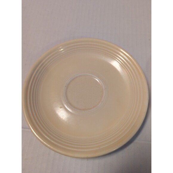 Fiestaware Fiesta Salad Dessert Bread Plate Ivory 6" Vintage Wet Foot Set 2 - Picture 2 of 9